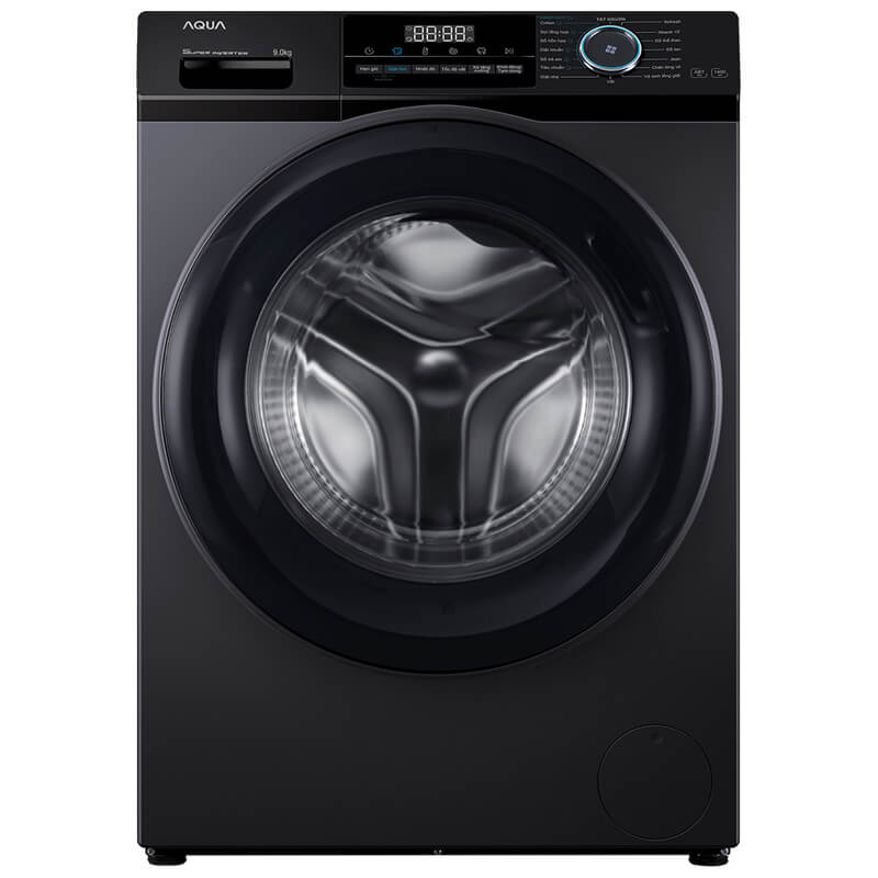 Máy giặt Aqua 9,5kg cửa ngang AQD-A952J BK - Model 2023