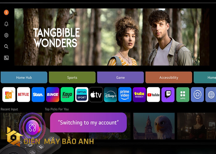 Tivi LG 55 inch 55NANO80ASA AI NanoCell sử dụng hệ điều hành WebOS 25