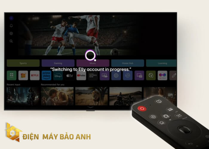 Tivi LG 50 inch 50UA8450 sử dụng điều khiển giọng nói AI-Magic